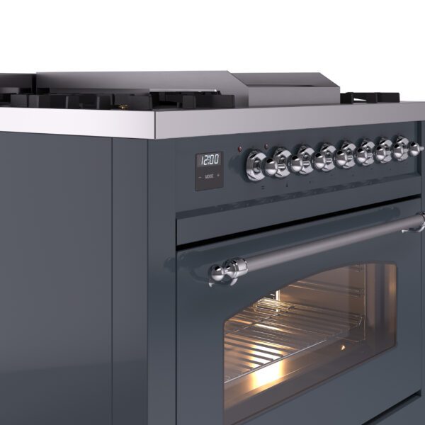 ILVE | Ovens & Ranges | 36" | Nostalgie II Dual Fuel Range | shadyoakdist.com