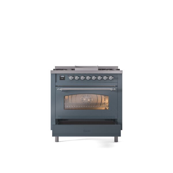 ILVE | Ovens & Ranges | 36" | Nostalgie II Dual Fuel Range | shadyoakdist.com