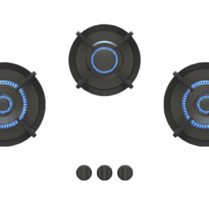 PITT Integrated Burners - Colo - Black, Brass
