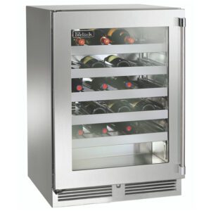 Perlick - Signature Series Wine Reserve, Stainless Steel/Glass Door