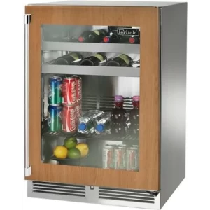 Perlick - Signature Series Beverage Center, Panel Ready Glass Door