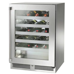 Perlick - Signature Series Wine Reserve, Stainless Steel/Glass Door