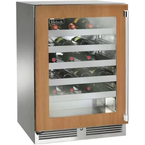 Perlick - Signature Series Wine Reserve, Panel Ready Glass Door