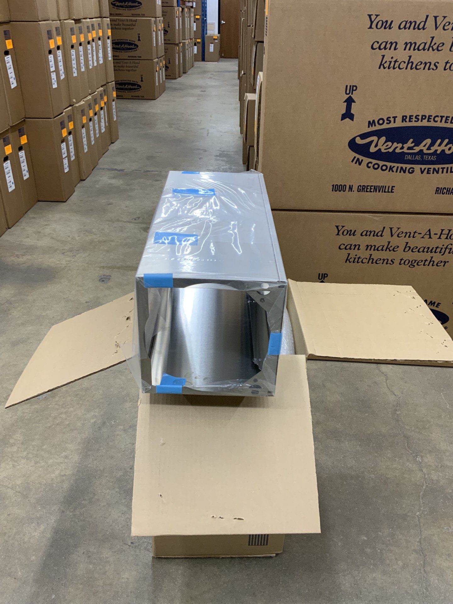 VAH - DUCT COVER 10"W x 10"D x 24"T, Stainless Steel - Image 2